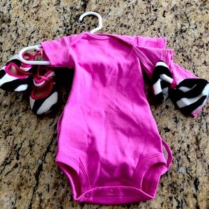 Baby Bella Maya onesie set.
